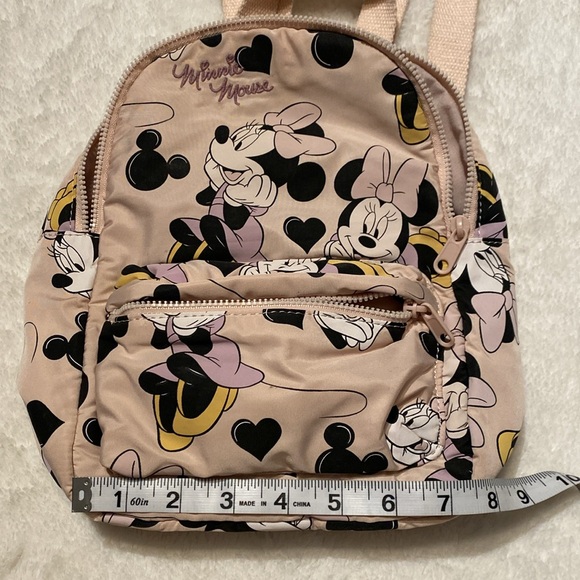 Zara Disney Baby Minnie Mouse Pink Backpack Preschool Kindergarten Daycare Kids - Picture 7 of 10